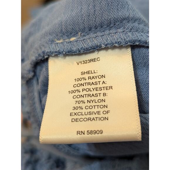 Chelsea and Violet Top Bust to 36" Waist unstretched28"Cornflower blue GUC - Picture 8 of 8